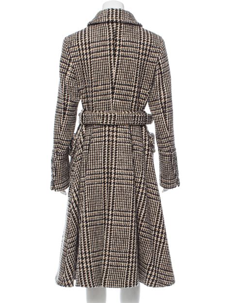 burberry houndstooth wool coat|burberry coats for women.